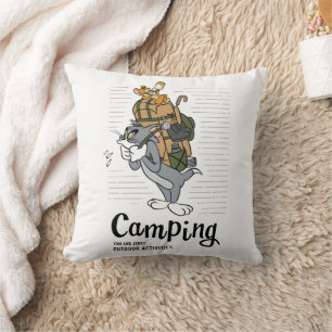 Tom & Jerry Camping Cushion