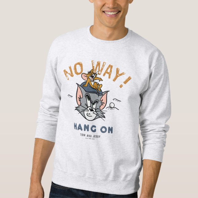 Tom & Jerry Golfing "No Way" Sweatshirt (Front)
