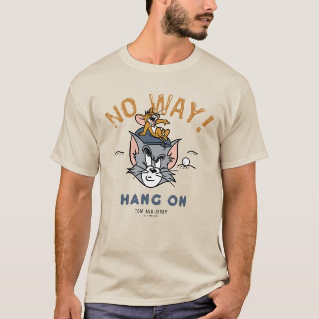 Tom & Jerry Golfing "No Way" T-Shirt (Front)