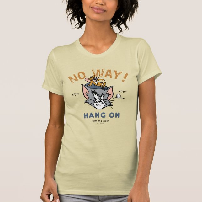 Tom & Jerry Golfing "No Way" T-Shirt (Front)