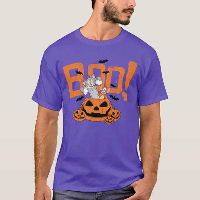 Tom & Jerry | Happy Halloween Boo T-Shirt (Front)