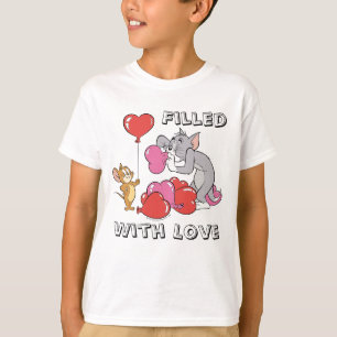 Tom & Jerry Inflate Valentine Heart Balloons T-Shirt