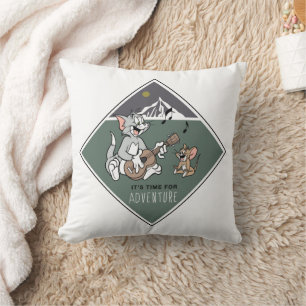Tom & Jerry "It's Time For Adventure" Cushion