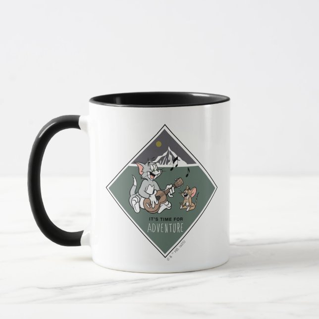 Tom & Jerry "It's Time For Adventure" Mug (Left)