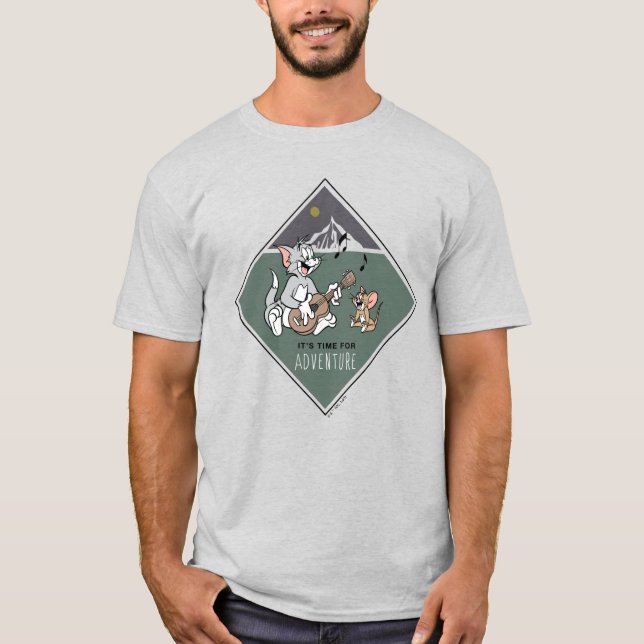 Tom & Jerry "It's Time For Adventure" T-Shirt (Front)