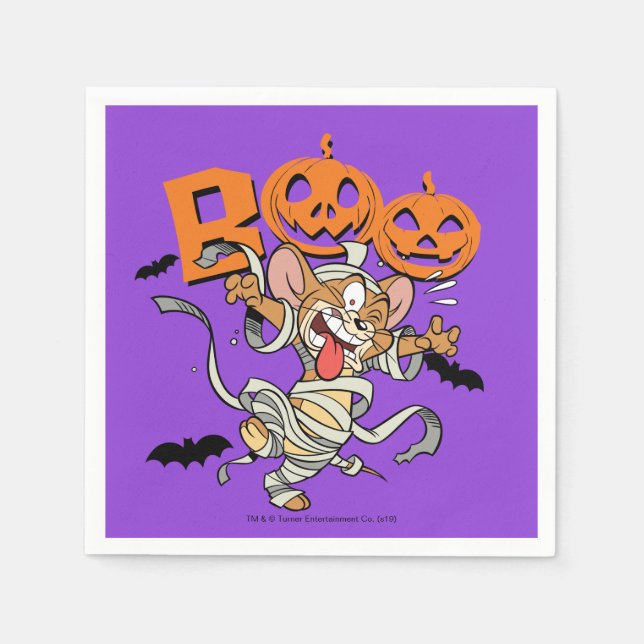 Tom & Jerry | Jerry is SO Scary Napkin (Front)