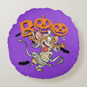 Tom & Jerry   Jerry is SO Scary Round Cushion