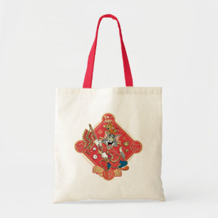 Tom & Jerry Lighting Firecrackers Tote Bag