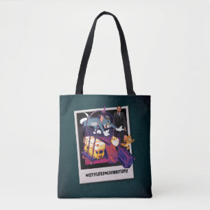 Tom & Jerry Luggage Crash Photograph Tote Bag