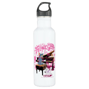 Tom & Jerry Play Piano - Feline Good 710 Ml Water Bottle