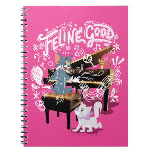 Tom & Jerry Play Piano - Feline Good Notebook
