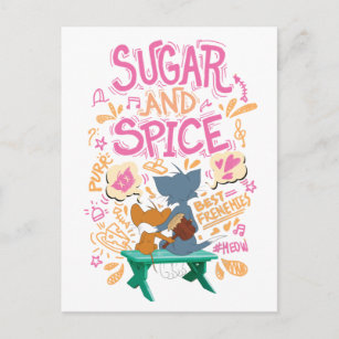 Tom & Jerry - Sugar And Spice Postcard