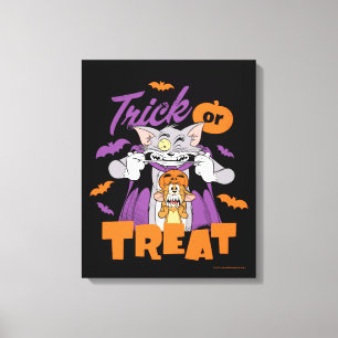 Tom & Jerry   Trick or Treat Canvas Print