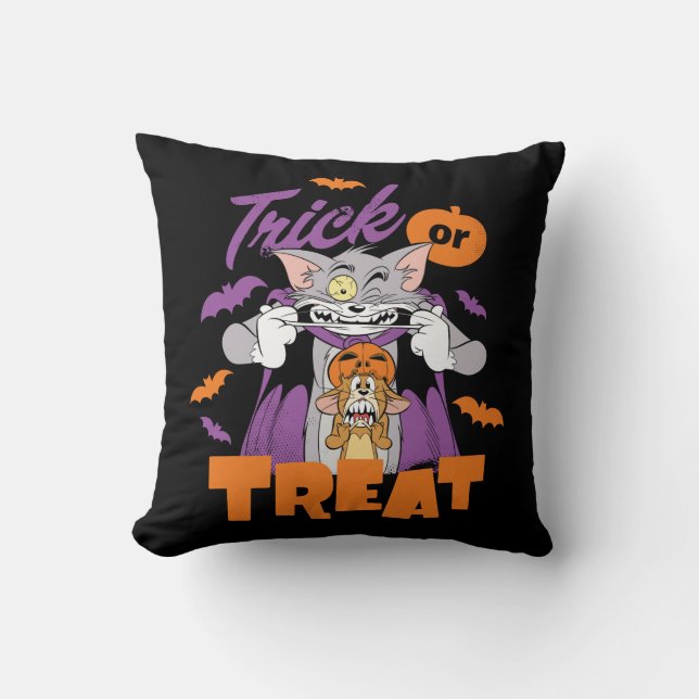 Tom & Jerry | Trick or Treat Cushion (Front)