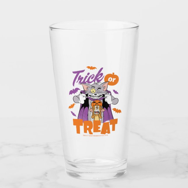 Tom & Jerry | Trick or Treat Glass (Front)