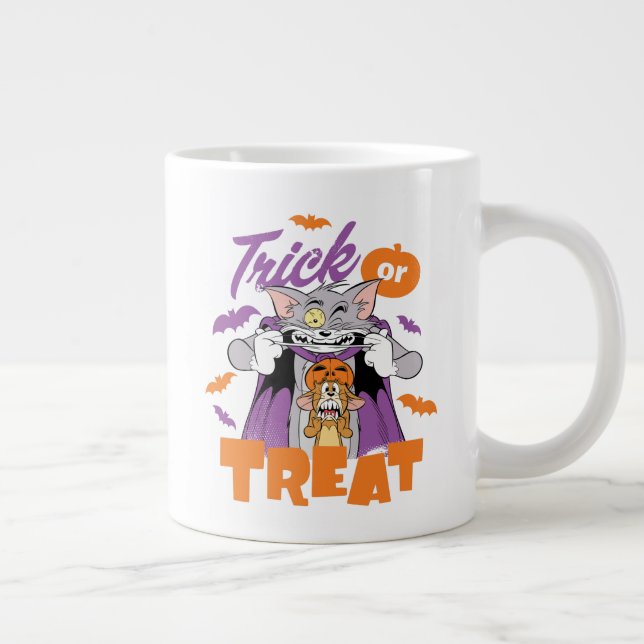 Tom & Jerry | Trick or Treat Large Coffee Mug (Right)