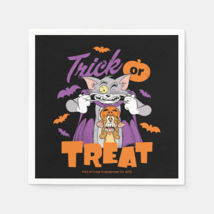 Tom & Jerry   Trick or Treat Napkin