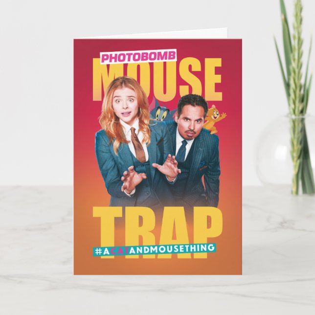 Tom & Jerry With Kayla and Terrance - Mouse Trap Card (Front)