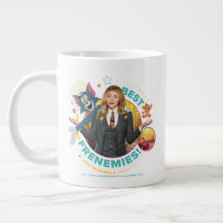 Tom & Jerry With Kayla - Best Frenemies Large Coffee Mug