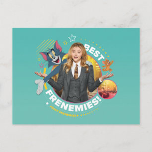 Tom & Jerry With Kayla - Best Frenemies Postcard