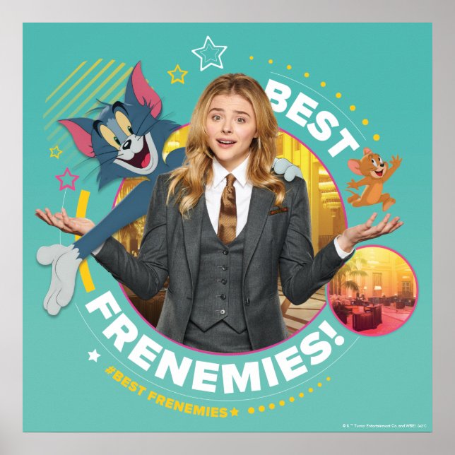 Tom & Jerry With Kayla - Best Frenemies Poster (Front)