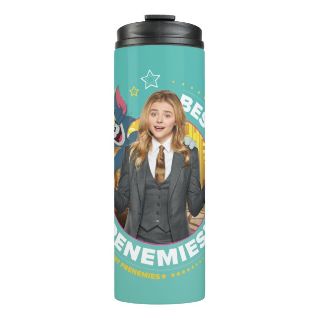 Tom & Jerry With Kayla - Best Frenemies Thermal Tumbler (Front)