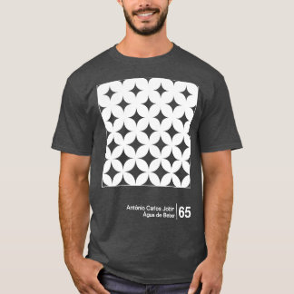 Tom Jobim Minimal Style Graphic Artwork Design T-Shirt