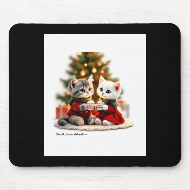 Tom Luna Cozy Christmas Cocoa  Mouse Mat (Front)