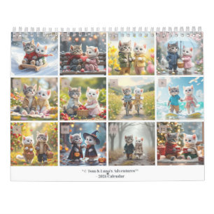 Tom & Luna’s Adventures™ – 2026 Cozy Seasons Calen Calendar