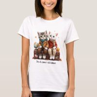 Tom & Luna’s Adventures™ Cosy Autumn Travel T-Shir