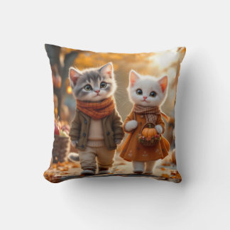 Tom & Luna’s Adventures – Cozy Autumn Walk Cushion