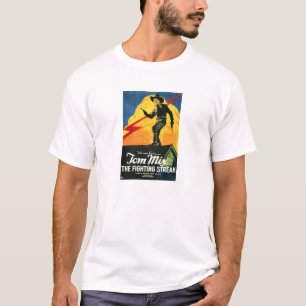 Tom Mix 1922 silent movie western poster T-Shirt