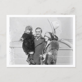 Tom Mix Family Postcard
