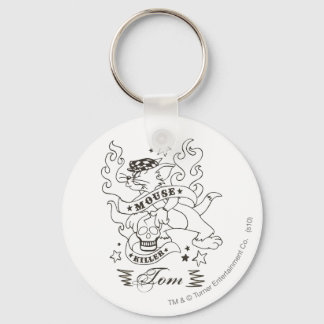 Tom Mouse Killer Tattoo 1 Key Ring