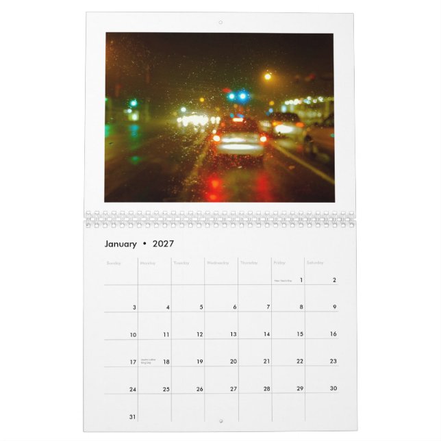 Tom Myler's 2012 Calendar (Jan 2027)