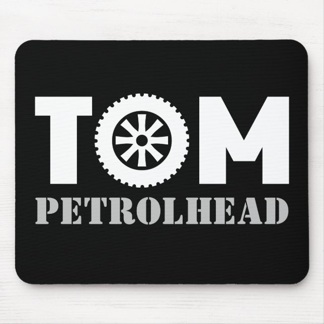 Tom Petrol Head Mouse Mat (Front)