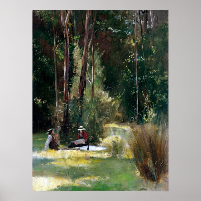 Tom Roberts A Sunday Afternoon Poster (Front)