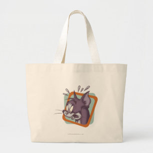Tom Scaredy Cat Large Tote Bag