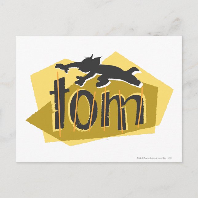 Tom Silhouette Logo Postcard (Front)