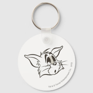Tom Sleepy Cat Key Ring