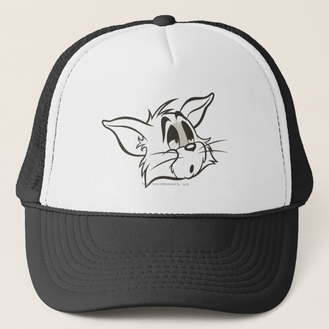 Tom Sleepy Cat Trucker Hat (Front)