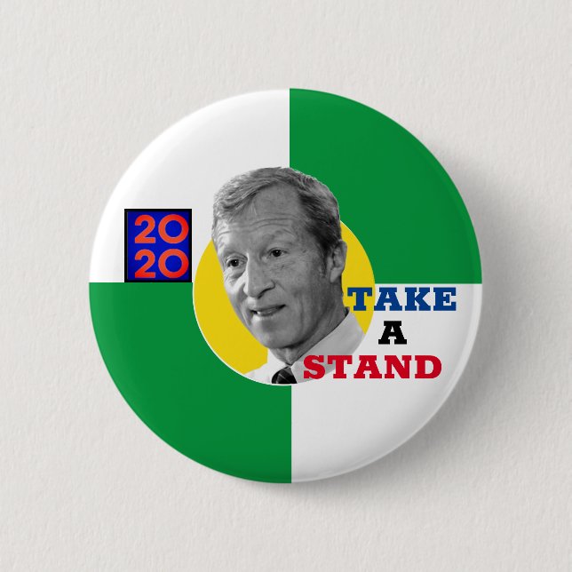 Tom Steyer 2020 6 Cm Round Badge (Front)