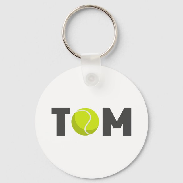 Tom Tennis Key Ring (Front)