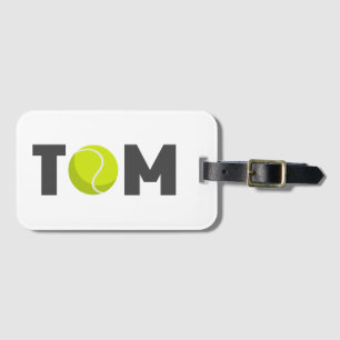 Tom Tennis Luggage Tag