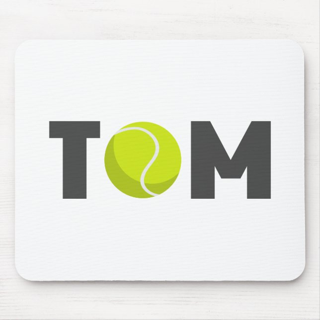 Tom Tennis Mouse Mat (Front)