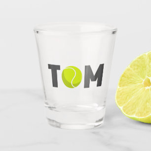 Tom Tennis Shot Glass