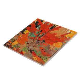 Tom Thomson - Autumn, fine art, Tile