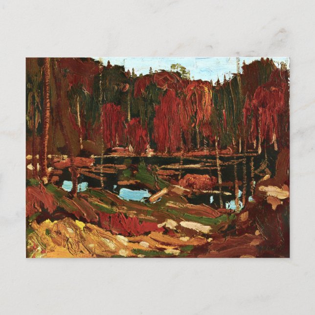 Tom Thomson - Backwater Postcard (Front)