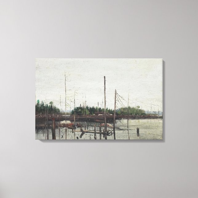 Tom Thomson - DROWNED LAND 1912 Canvas Print (Front)