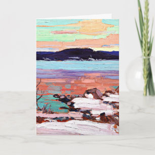 Tom Thomson - Landscape with Snow Card